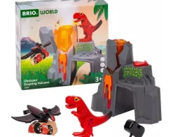 BRIO World Dinosaur Erupting Volcano with Steam 36092