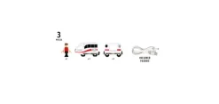 BRIO World ICE Rechargeable Train, Carriage and Driver 36088