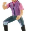 Bullyland Horse Rider Julia with Purple Gilet with Moving Arms