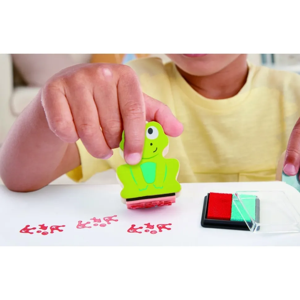 Hape Paw Print Stamps and Ink Set