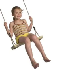 KBT Wooden Pinewood Swing Seat