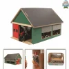 Kids Globe Cattle Shed with Roller Blinds