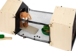 Legler Rabbit Hutch with Enclosure, Rabbit and Accessories