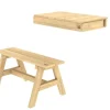 Table and Bench Cottage Playhouse Accessory