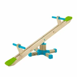 TP Forest Wooden Seesaw Lime Green and Blue