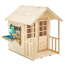 TP Meadow Cottage Wooden Play House with Kitchen Unit BAD BOX